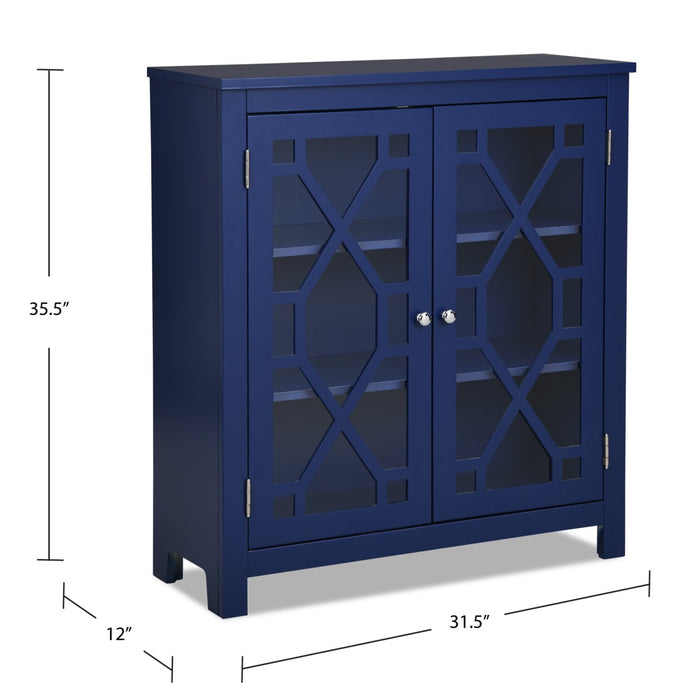 Clary Accent Cabinet - Navy