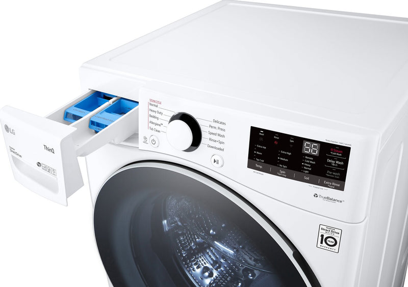 LG 5.2 Cu. Ft. Front-Load Washer with AI and Wi-Fi - WM3600HWA