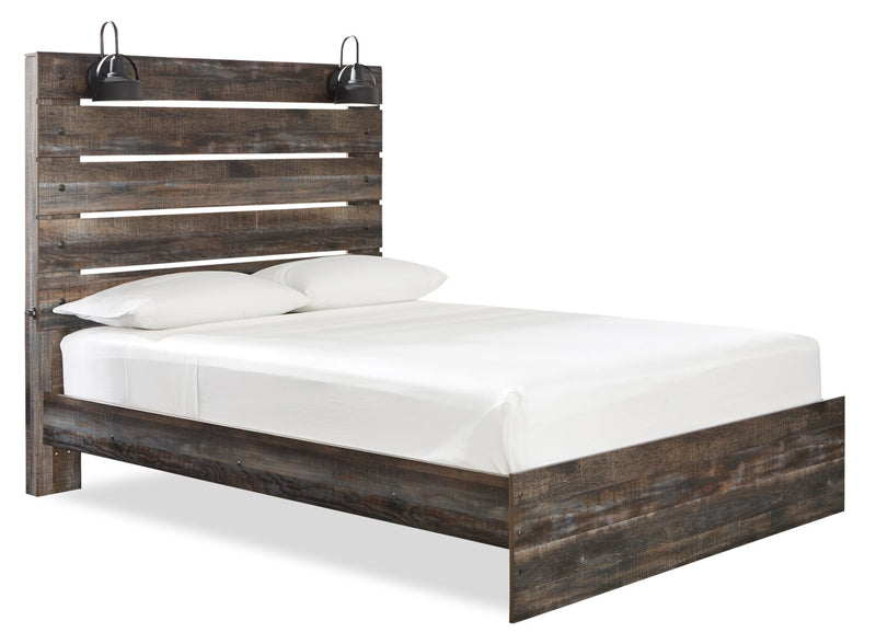 Abby Queen Bed - Brown