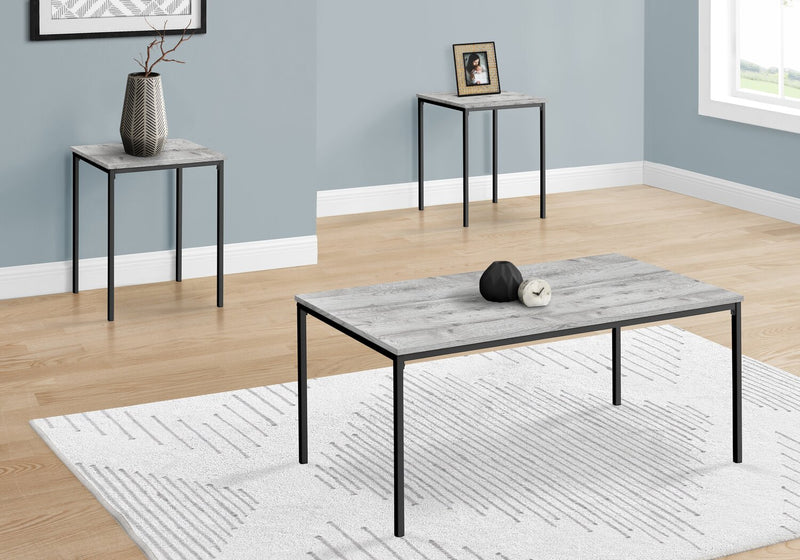 Easton 3-Piece Coffee and End Tables Package - Grey