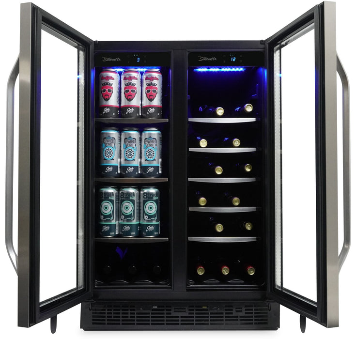 Silhouette Emmental 5.1 Cu. Ft. Dual Zone French-Door Beverage Centre - SBC051D1BSS
