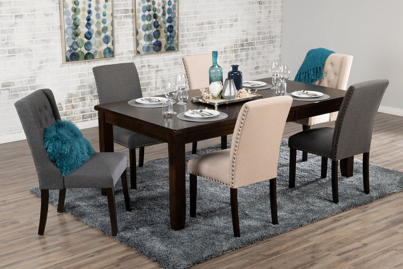 York Wingback Dining Chair - Taupe