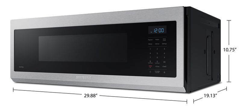 Samsung 1.1 Cu. Ft. Low-Profile Over-the-Range Microwave ME11A7510DS/AC