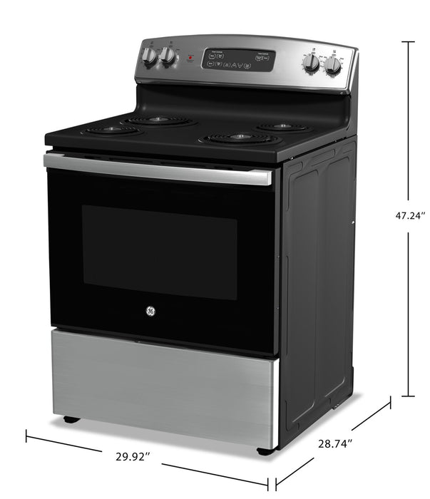 GE 5 Cu. Ft. Electric Range - JCBS350SVSS