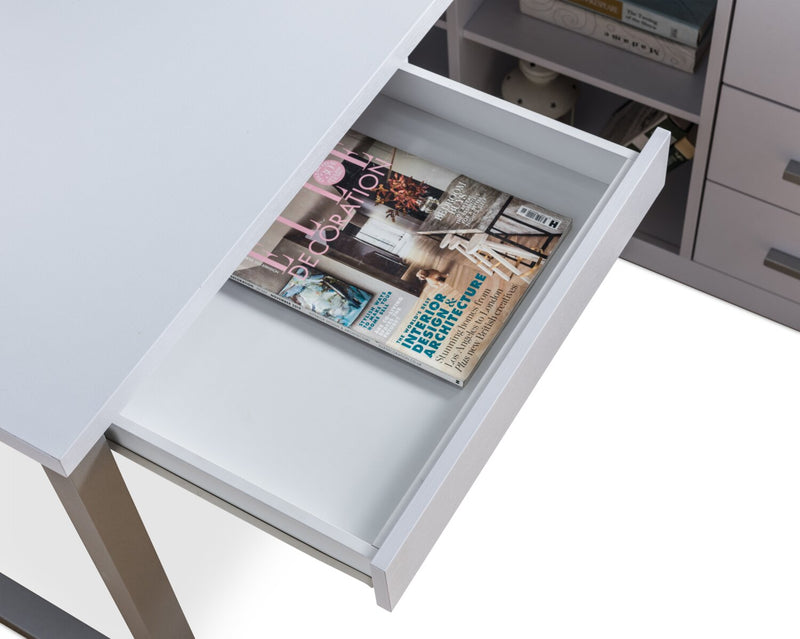 Owen Reversible Corner Desk - White