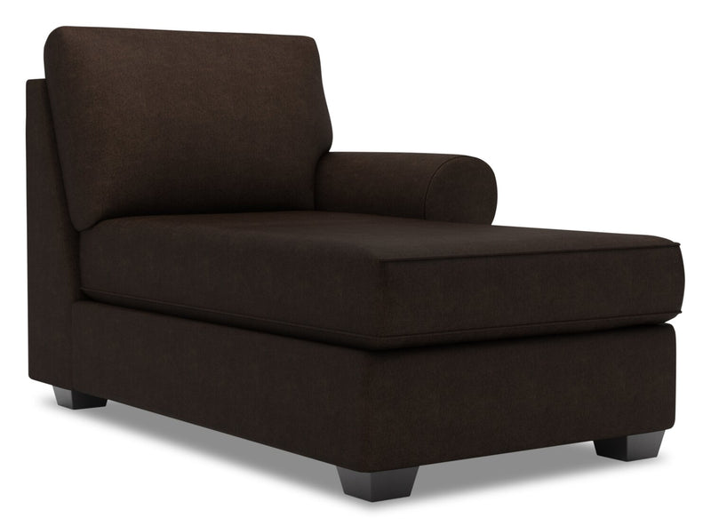 Sofa Lab Roll RAF Chaise - Luxury Chocolate