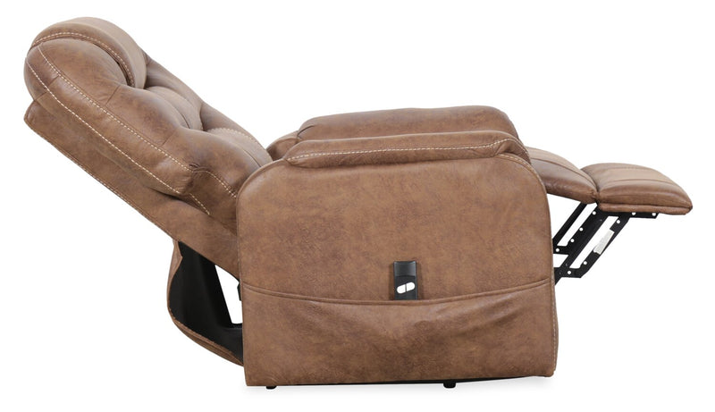 Landon Power Lift Reclining Chair - Brown