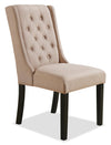 York Wingback Dining Chair - Taupe
