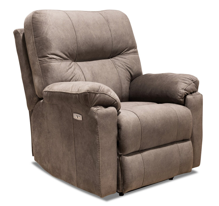 Gybson Polyester Power Recliner - Latte