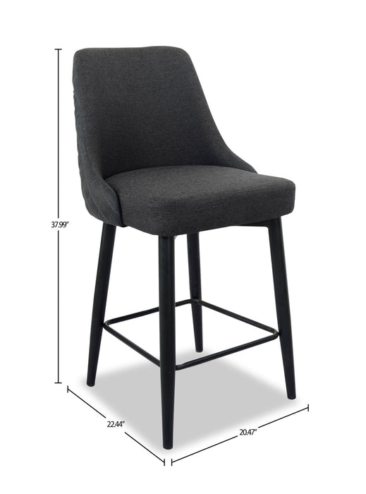 Eden Counter-Height Stool - Charcoal