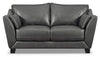 Lusso Genuine Leather Loveseat – Chacoal