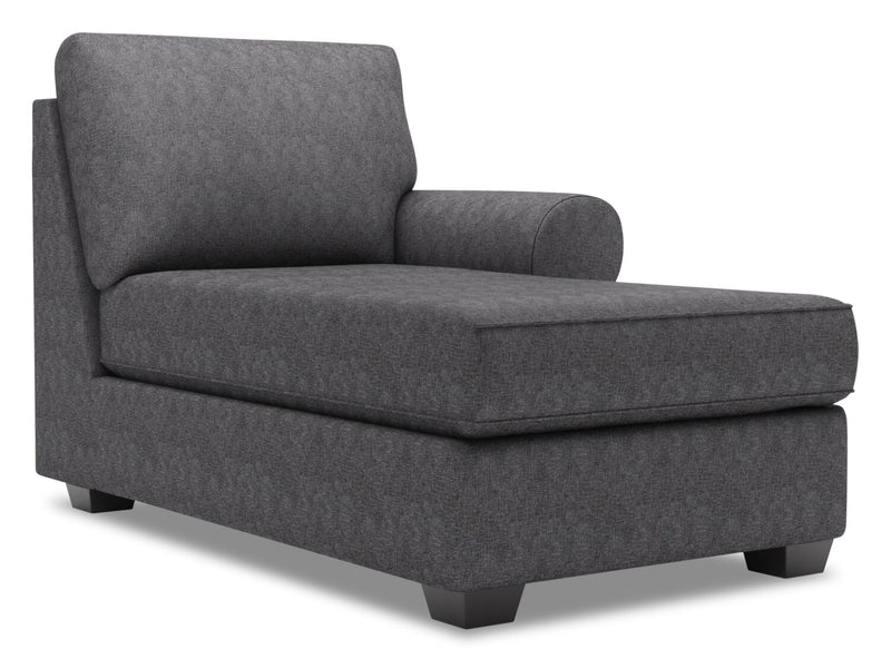 Sofa Lab Roll RAF Chaise - Luxury Charcoal
