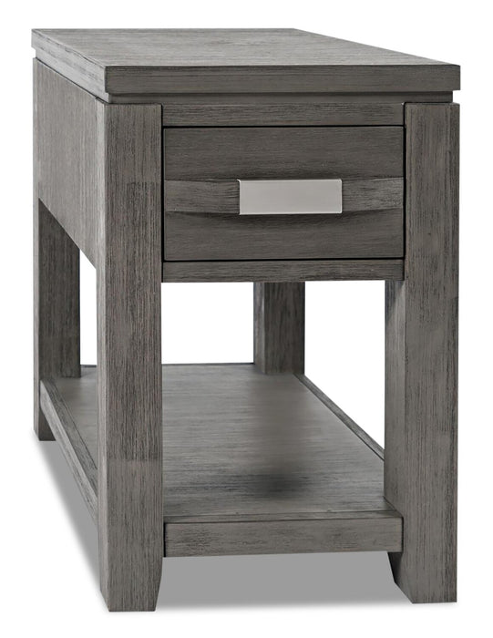 Bronx Chairside Table - Grey