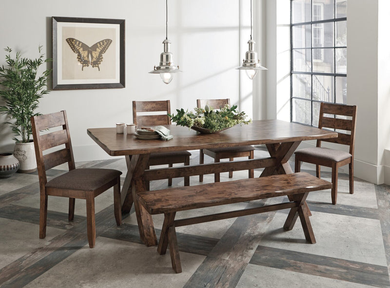 Plum Dining Bench 