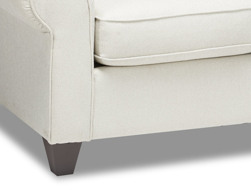 Scarlett Chenille Chair - Ecru