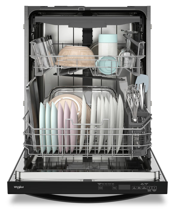 Whirlpool Flush-to-Cabinet Dishwasher with Third Rack - WDT550SAPB