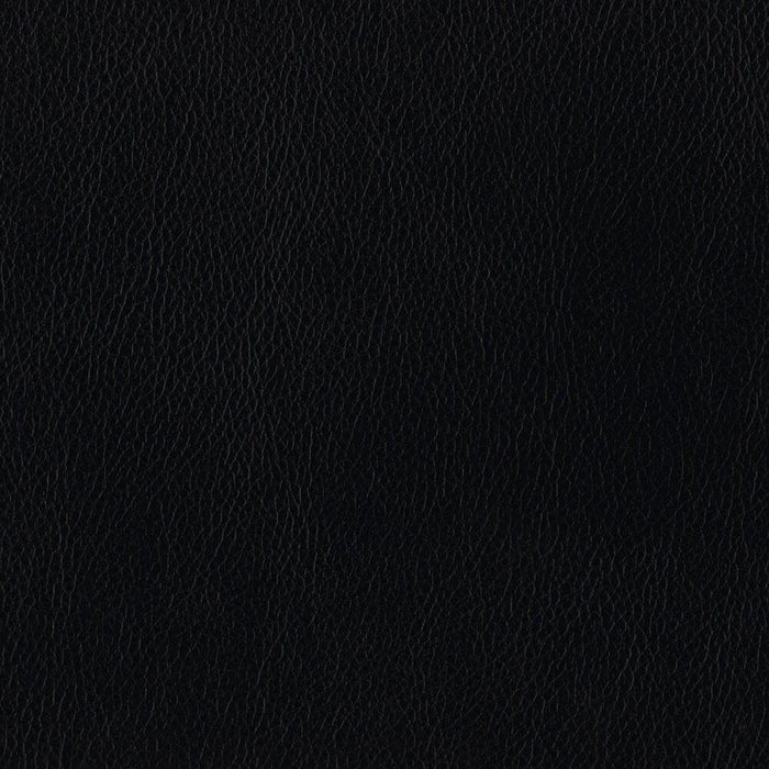 Adam Leather-Look Fabric Glider Recliner - Black