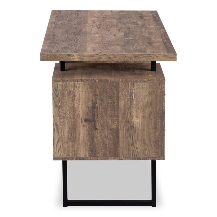 Teagan Reversible Desk - Brown 