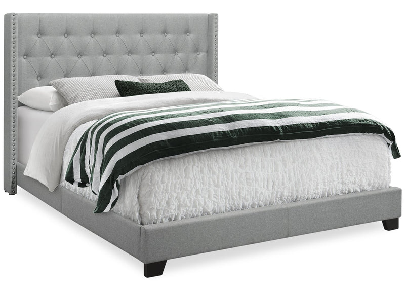 Portia Queen Bed - Grey