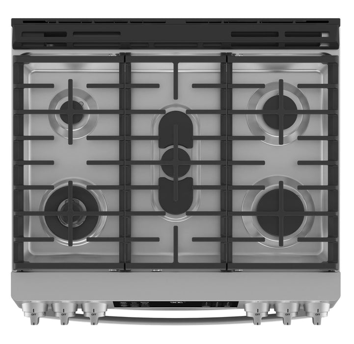 GE Profile 6.7 Cu. Ft. Double Oven Gas Range - PCGS960YPFS