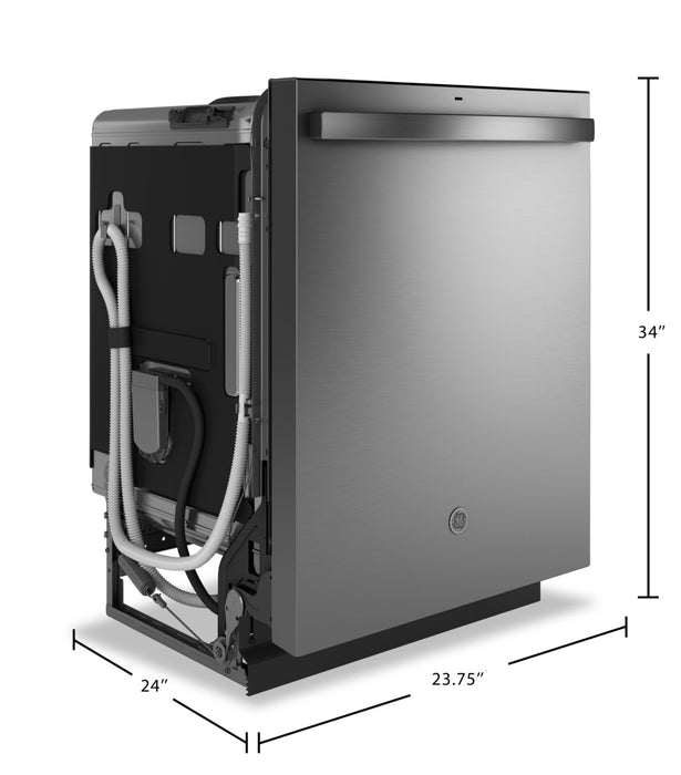 GE Top-Control Dishwasher with Sanitize Cycle - GDT670SYVFS
