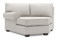 Sofa Lab Roll LAF Cuddler - Luxury Silver 