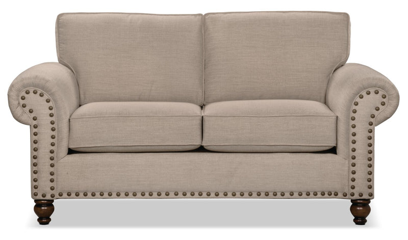 Wynn Chenille Loveseat - Beige