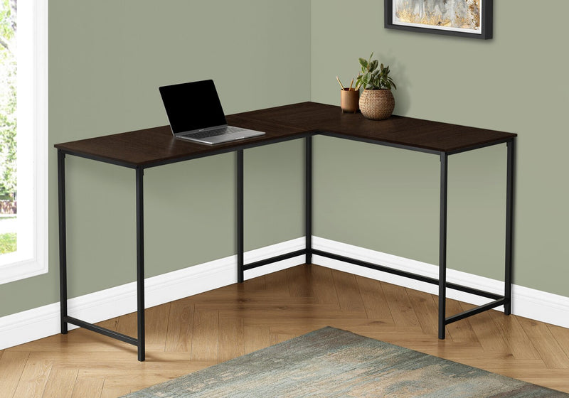 Karter L-Shaped Corner Desk - Espresso