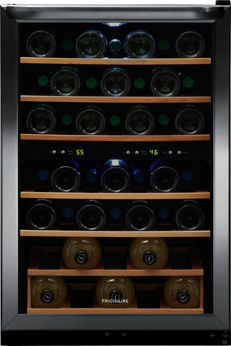 Frigidaire 4.4 Cu. Ft. 45-Bottle Two-Zone Wine Cooler - FRWW4543AS 
