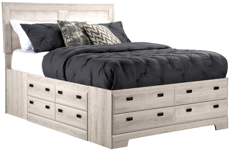 Yorkdale Queen Storage Bed - White