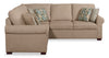 Haven 2-Piece Right-Facing Chenille Sectional - Taupe