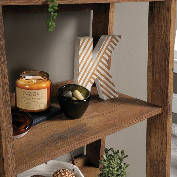 Kyree Ladder Style Bookcase - Vintage Oak 