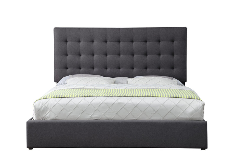 Jace Storage King Bed - Grey