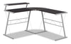 Elias L-Shaped Desk - Espresso