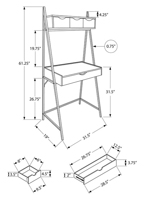 Norris Desk - Black 