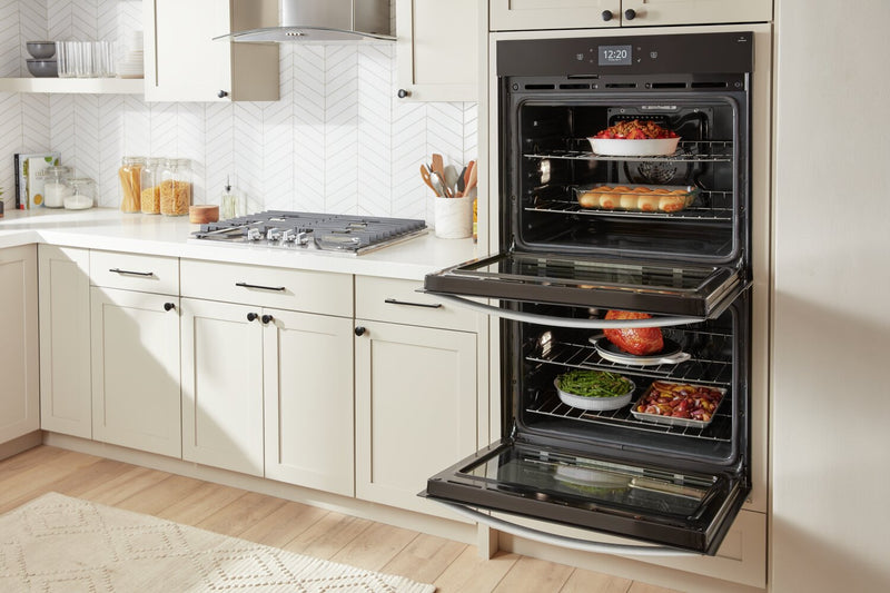 Whirlpool 8.6 Cu. Ft. Smart Double Wall Oven with Air Fry - WOED7027PZ