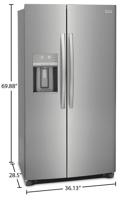 Frigidaire 22.3 Cu. Ft. Counter Depth Side-by-Side Refrigerator - GRSC2352AF