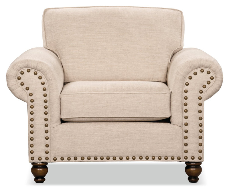 Wynn Chenille Chair - Linen
