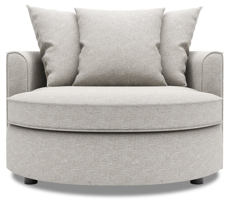 Sofa Lab The Cuddler Chair - Luxury Silver