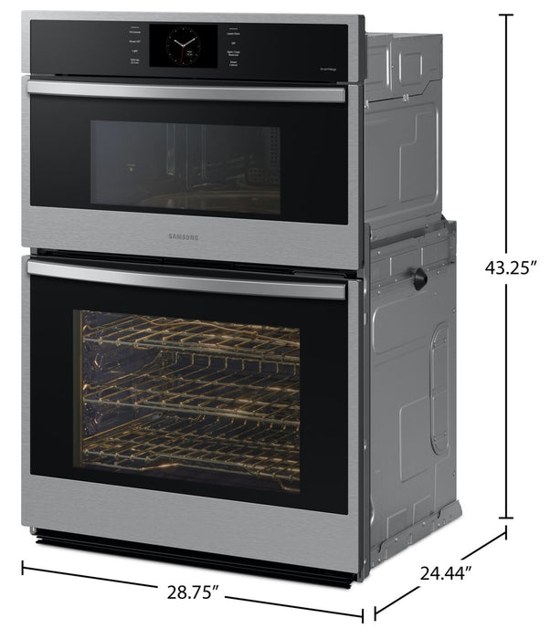 Samsung 7 Cu. Ft. 6 Series Combination Wall Oven with Air Fry - NQ70CG600DSRAA 