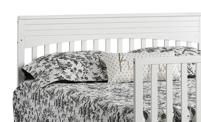 Harper 4-in-1 Convertible Crib - Snow White