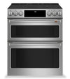 Café 6.7 Cu. Ft. Smart Front-Control Double Oven Electric Range - CCES750P2MS1