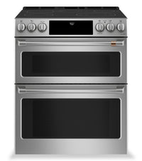 Cafe 6.7 Cu. Ft. Smart Electric Range with True European Convection - Stainless Steel - CCES750P2MS1