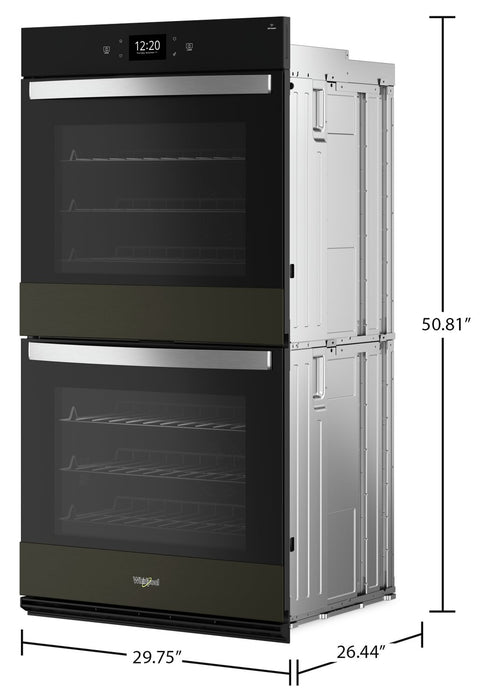 Whirlpool 10 Cu. Ft. Smart Double Wall Oven with Air Fry - WOED7030PV