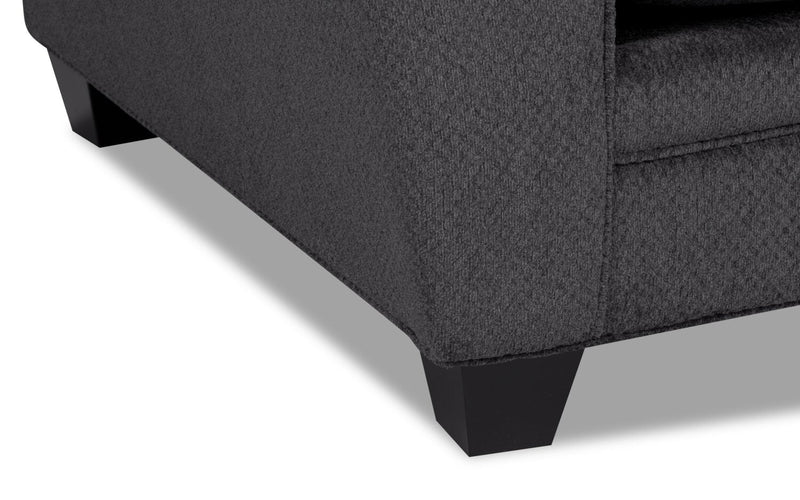 Febe Chenille Sofa - Charcoal