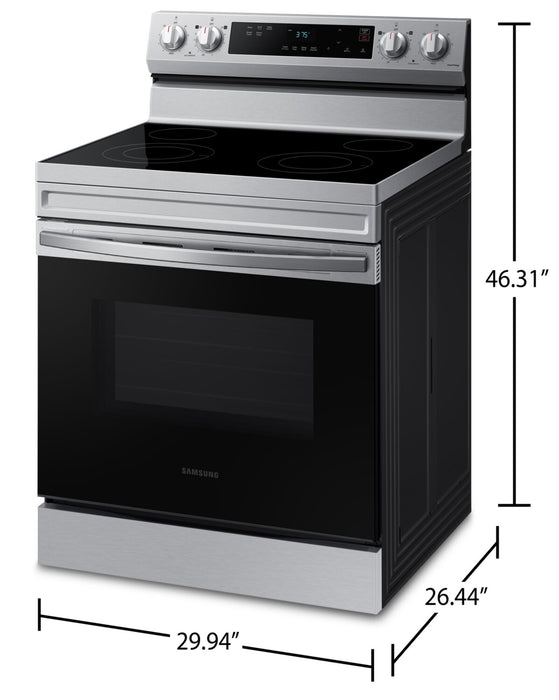 Samsung 6.3 Cu. Ft. Freestanding Electric Range with Wi-Fi - NE63A6111SS/AC