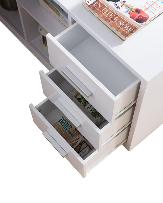 Owen Reversible Corner Desk - White