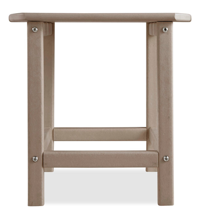 Bask End Table - Taupe