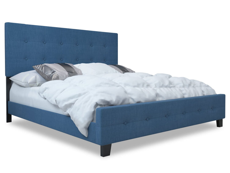 Page King Bed - Blue