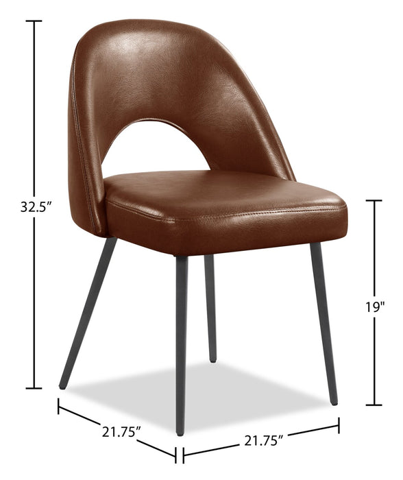 Elijah Dining Chair - Brown